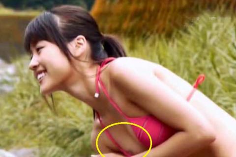 有村架純・伝説の乳ネックポ美少女の極小ビキニ映像⇒ふんだんにキャプられてネット流出★【画像あり】