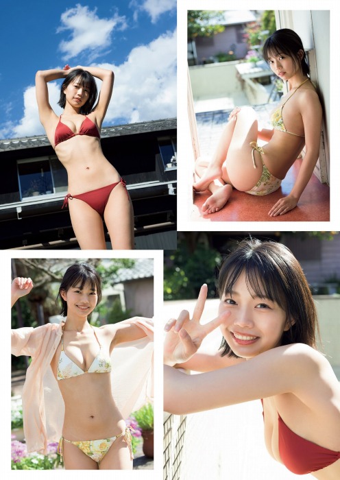 夏目綾の美乳の水着グラビアエロ画像003